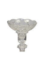 Kerzenmanschette aus Glas geschliffen - 10 cm