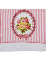 Clayre & Eef Gästetuch "Bluemestruus" - 40x60 cm Baumwolle