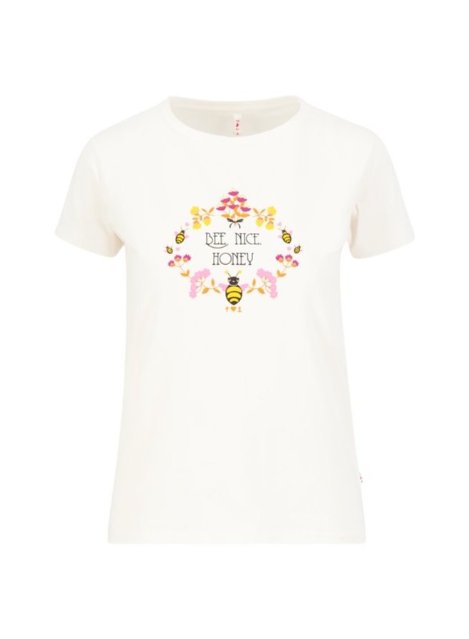 T-Shirt Save the Bees - creamy camellia