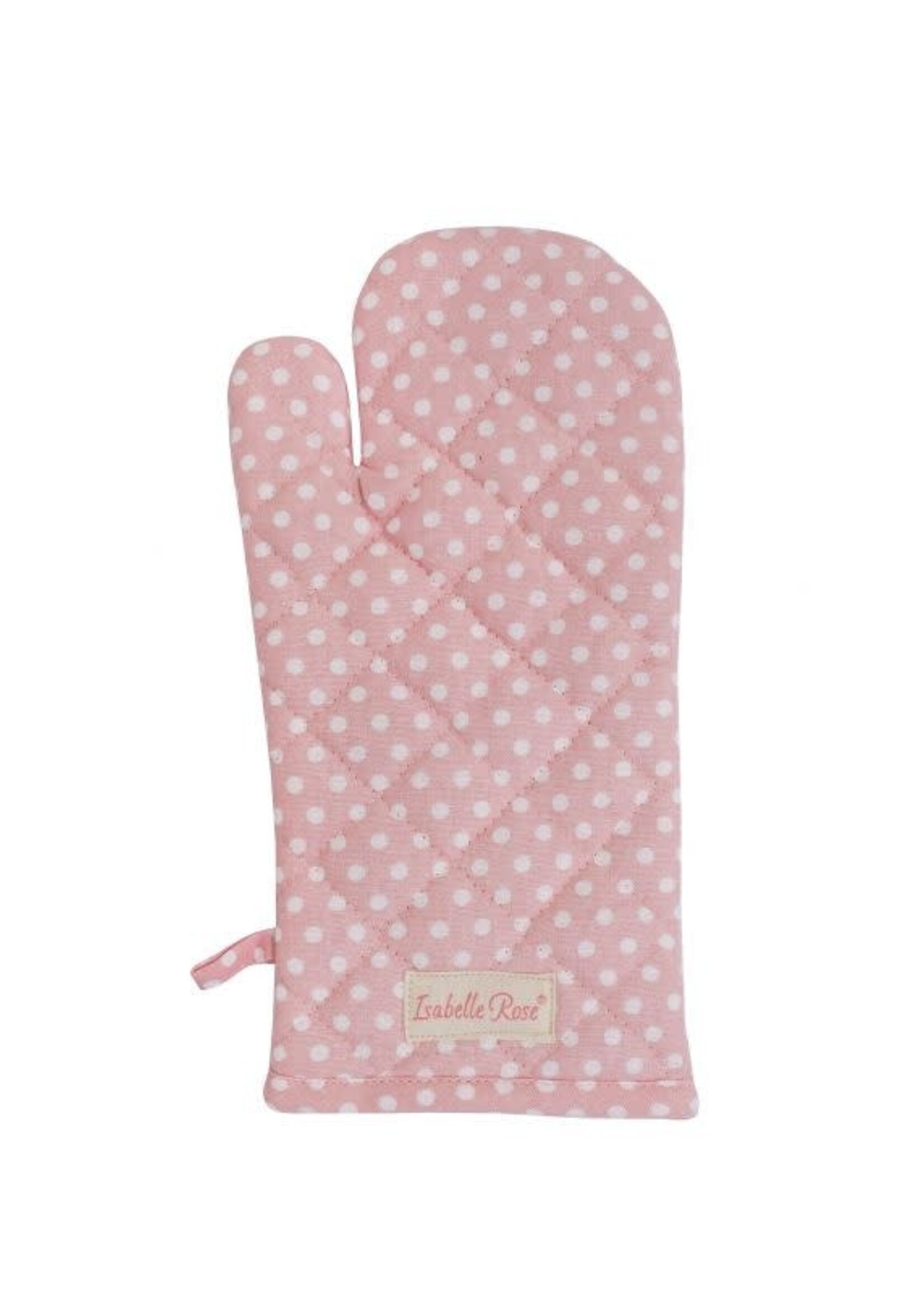 Isabelle Rose Backhandschuh "Pink with Dot"