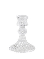 Chic Antique Kerzenständer mit Diamantenschnitt - H10