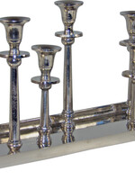 Kerzenständer für 7 Kerzen - Antik-Silber