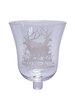 Teelicht Aufsatzglas - Hirsch - Höhe 11 cm