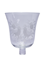 Teelicht Aufsatzglas Vogel - Höhe 11 cm