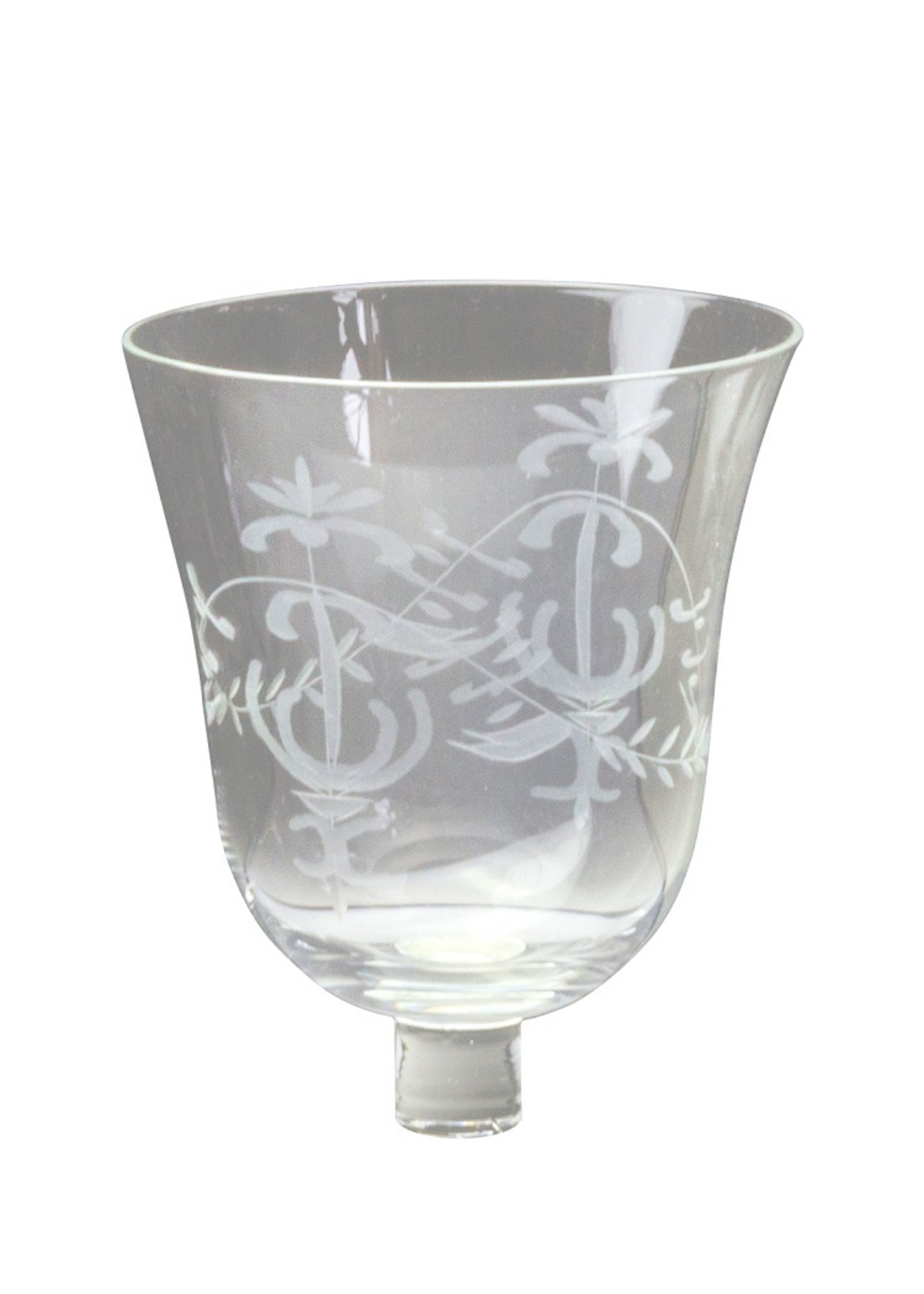 Teelicht Aufsatzglas Ranken II - Höhe 11 cm