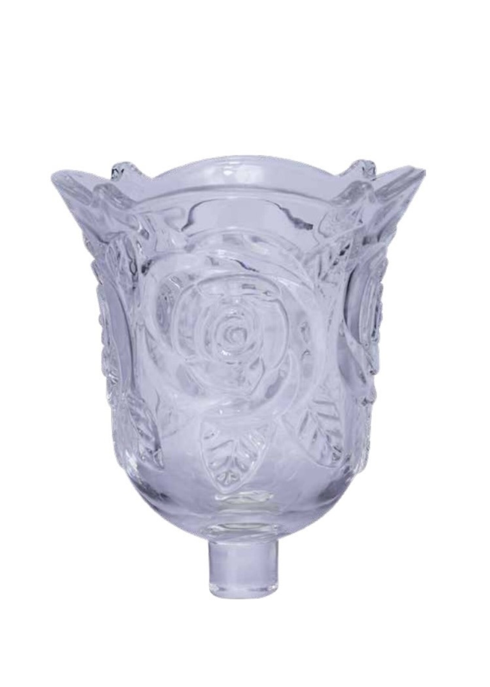 Teelicht Aufsatzglas Roses- 11 cm