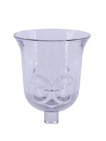 Teelicht Aufsatzglas Lilien- 11 cm
