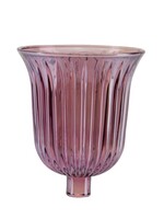 Teelicht Aufsatzglas Stella Lila- 11 cm