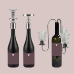 Kerzenhalter Flaschenaufsätze