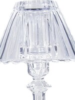 Schirm & Teelicht Aufsatzglas stripe - Höhe 9 cm