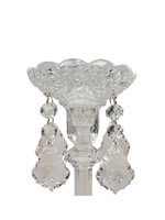 Kerzenmanschette aus Glas mit 4 Wachteln - 10 cm