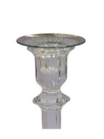 Kerzenmanschette aus Glas mit Decor - 7 cm