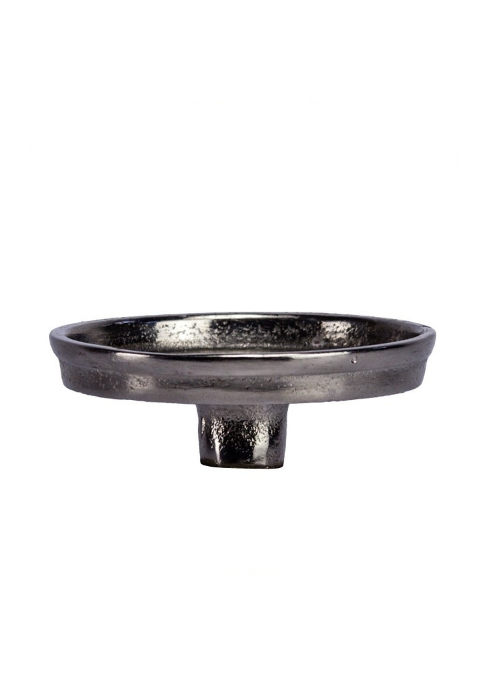 Stumpenkerzen  Aufsatzteller - Antiksilber