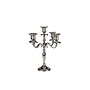 Kerzenständer 4-armig-38cm - Antik-Silber