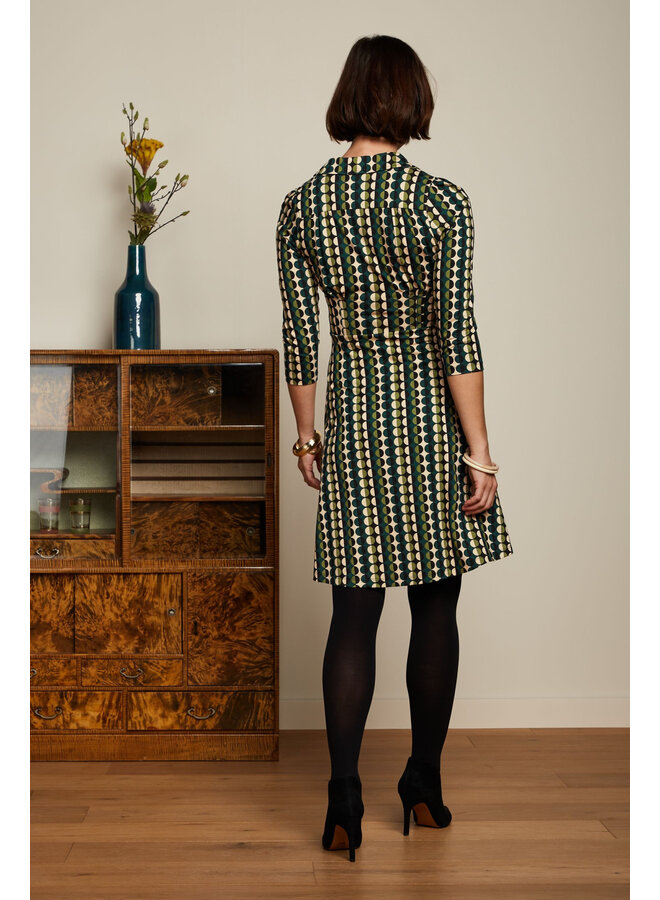 Kleid - Diner Dress Quincy - Pine Green