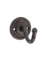 Wandhaken aus Gusseisen - Rostbraun - Flower