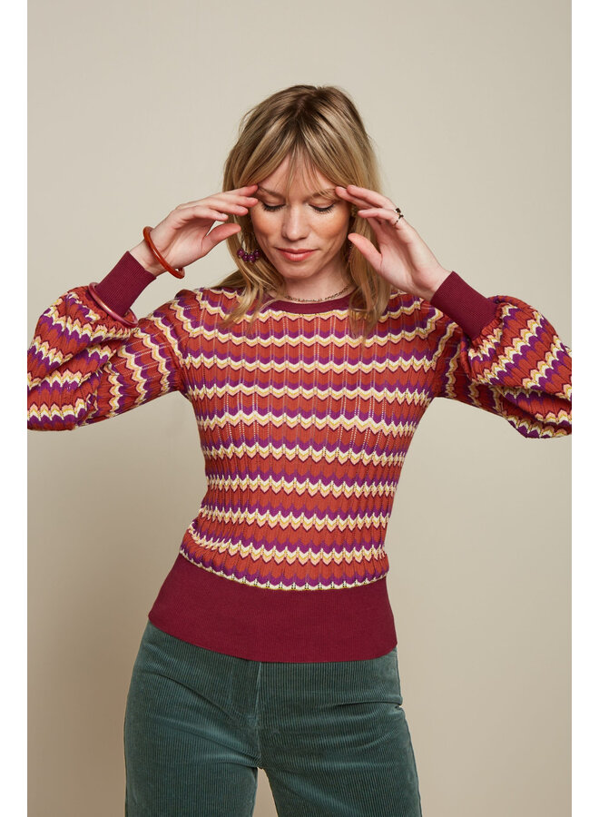 Pulli - Bell Top Hellier - Beet Red