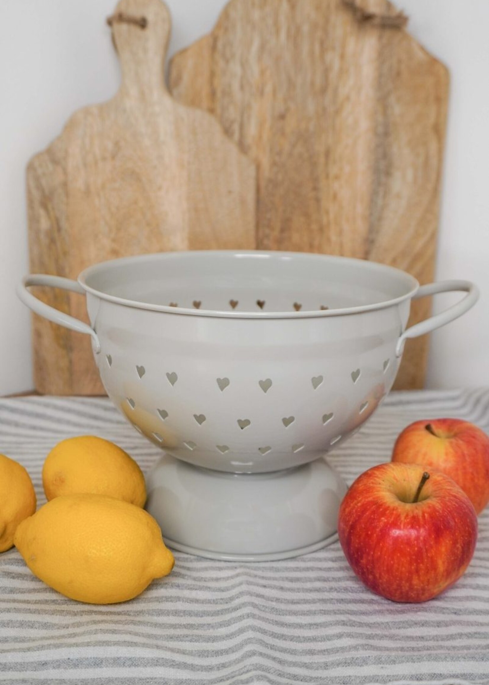 Isabelle Rose Abtropfsieb "Isabelle" Grau