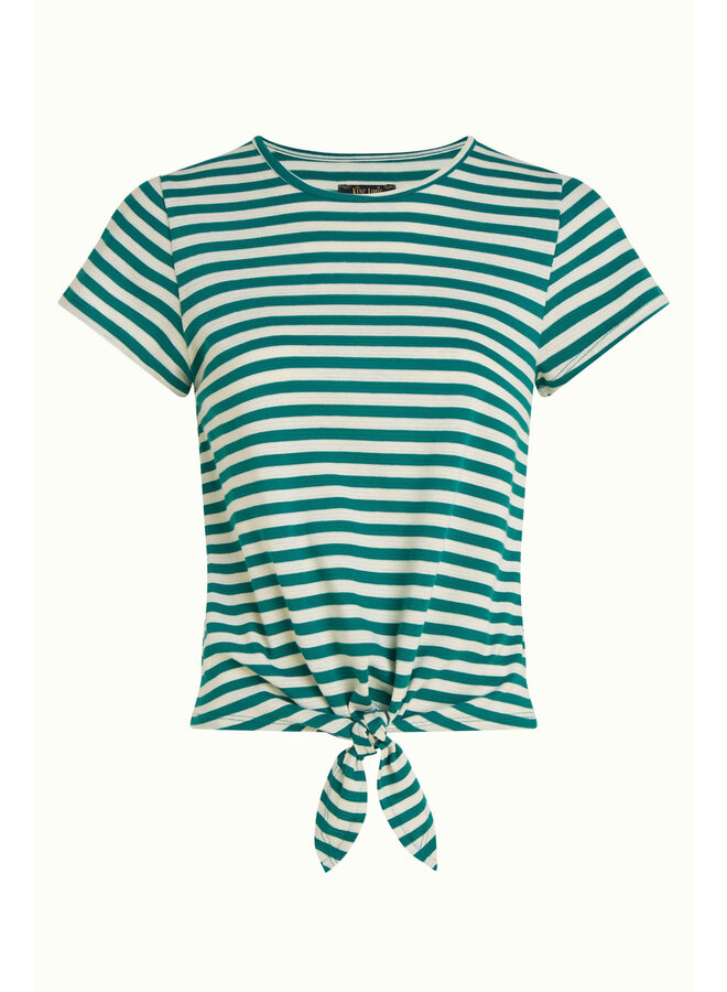 Knot T-Shirt Chopito Stripe - Ponderosa Green