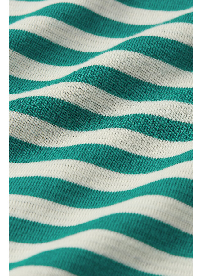 Knot T-Shirt Chopito Stripe - Ponderosa Green