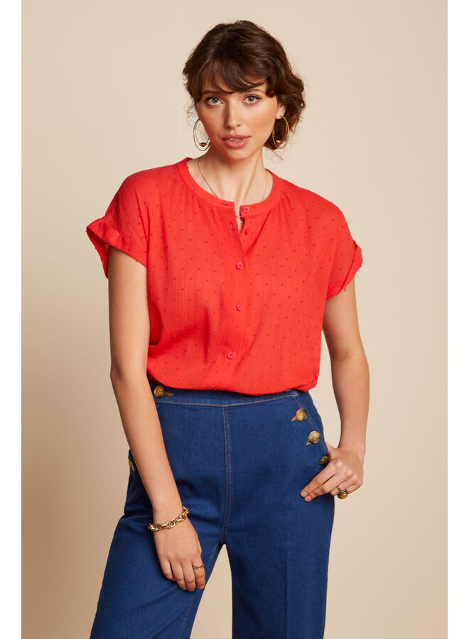 Bluse - Stella Blouse Verano - Fire Red