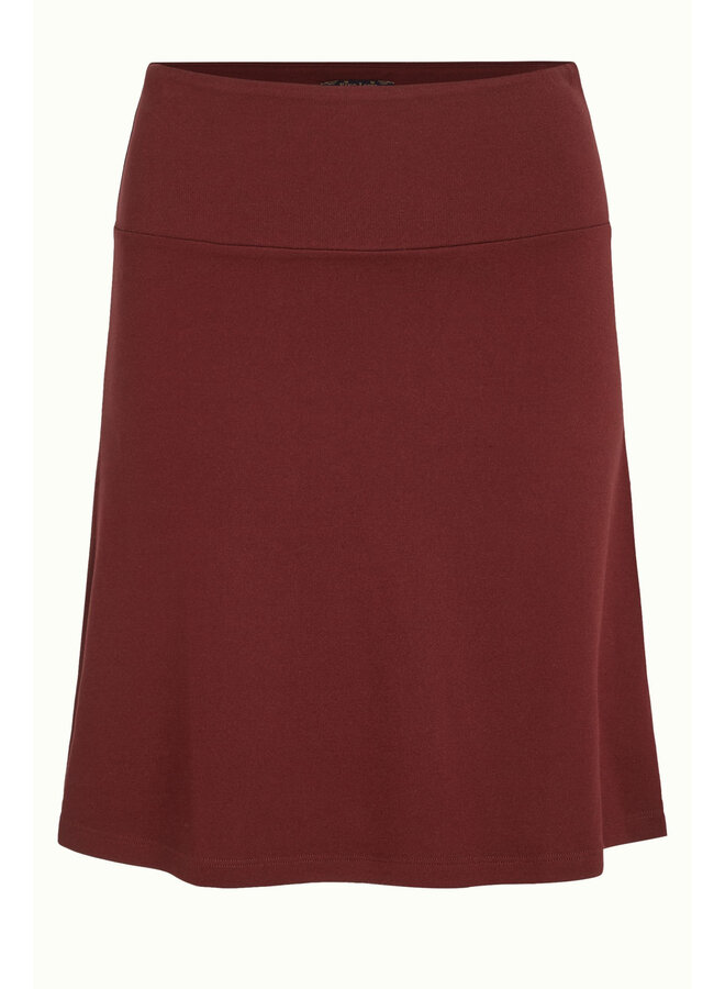 Rock - Border Skirt Milano Uni - Beet Red