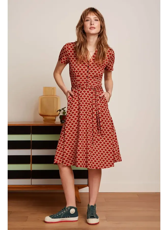 Kleid - Sheeva Dress Touche - True Red