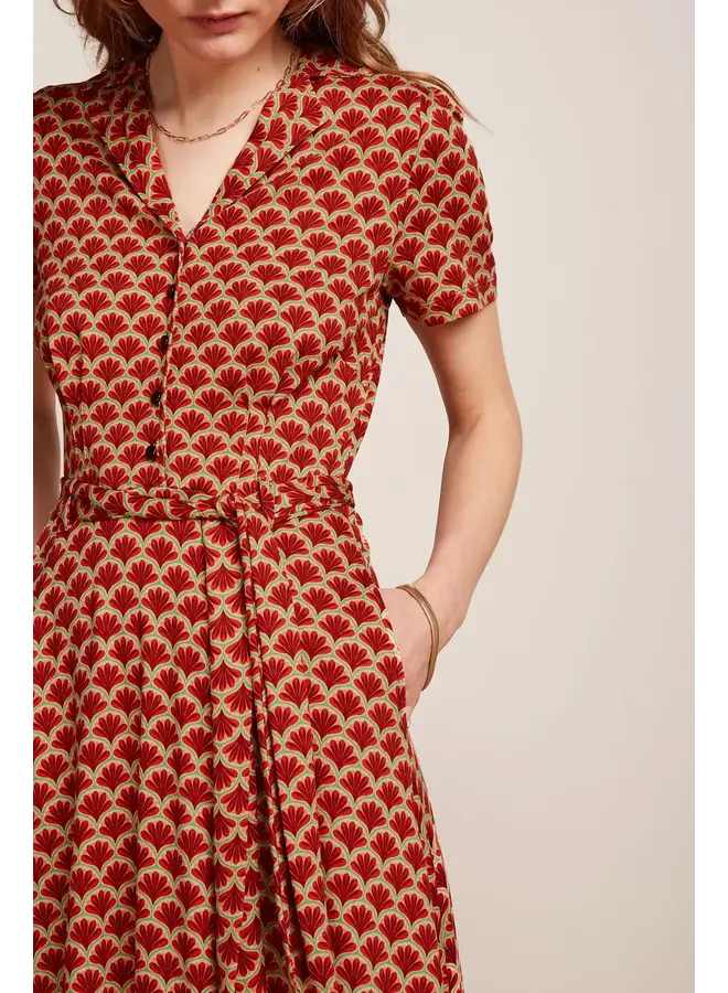 Kleid - Sheeva Dress Touche - True Red