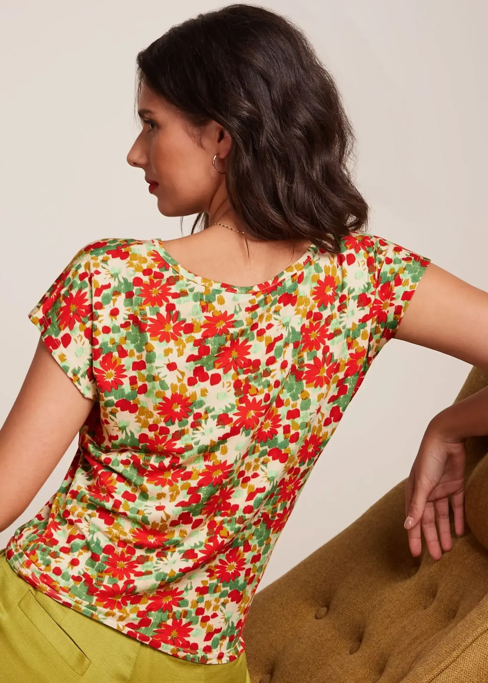 King Louie Aria Knot Top Punch - Fire Red