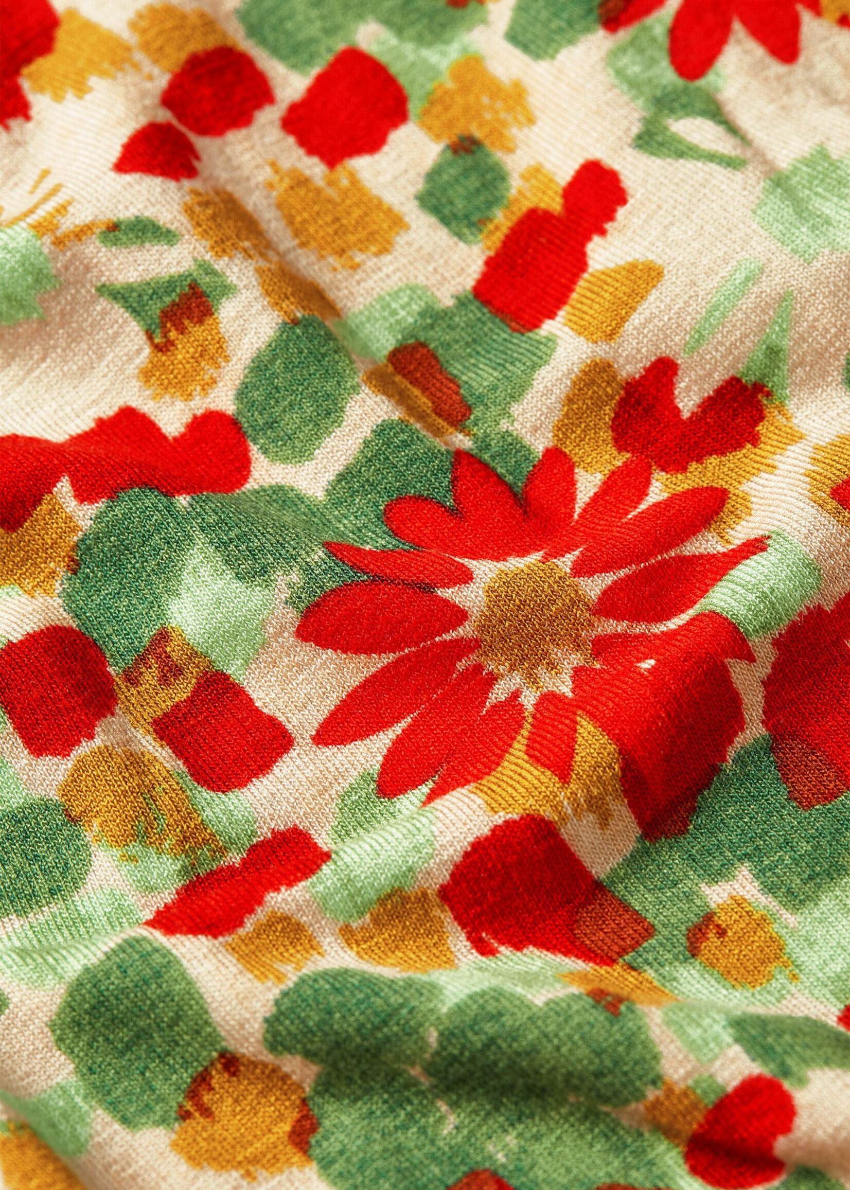 King Louie Aria Knot Top Punch - Fire Red