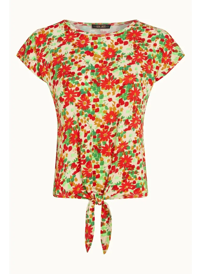Aria Knot Top Punch - Fire Red