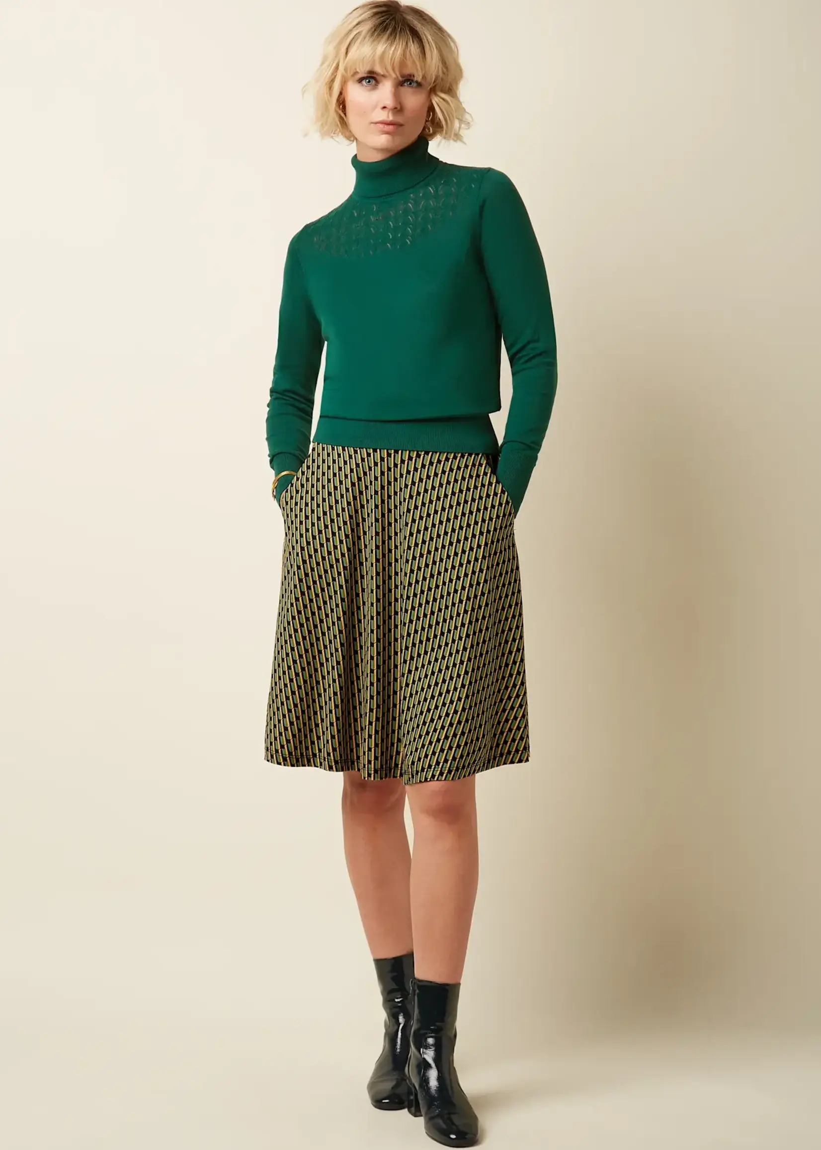 King Louie Rock - Serena Skirt Gauzy - Black