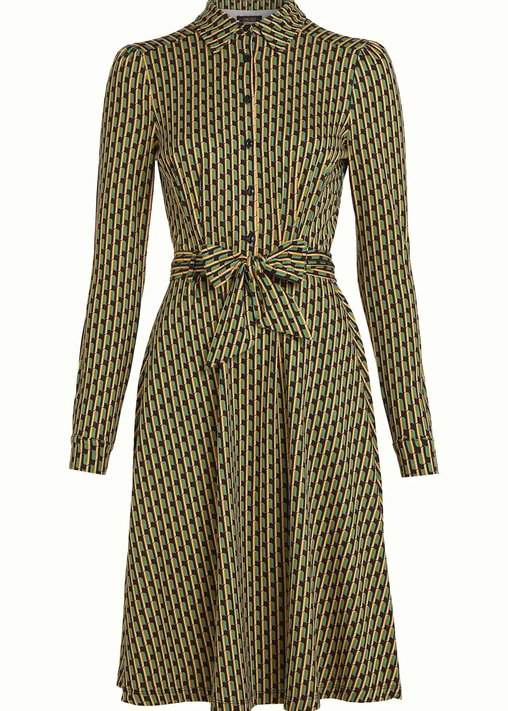 King Louie Kleid - Sheeva Dress Gauzy - Black