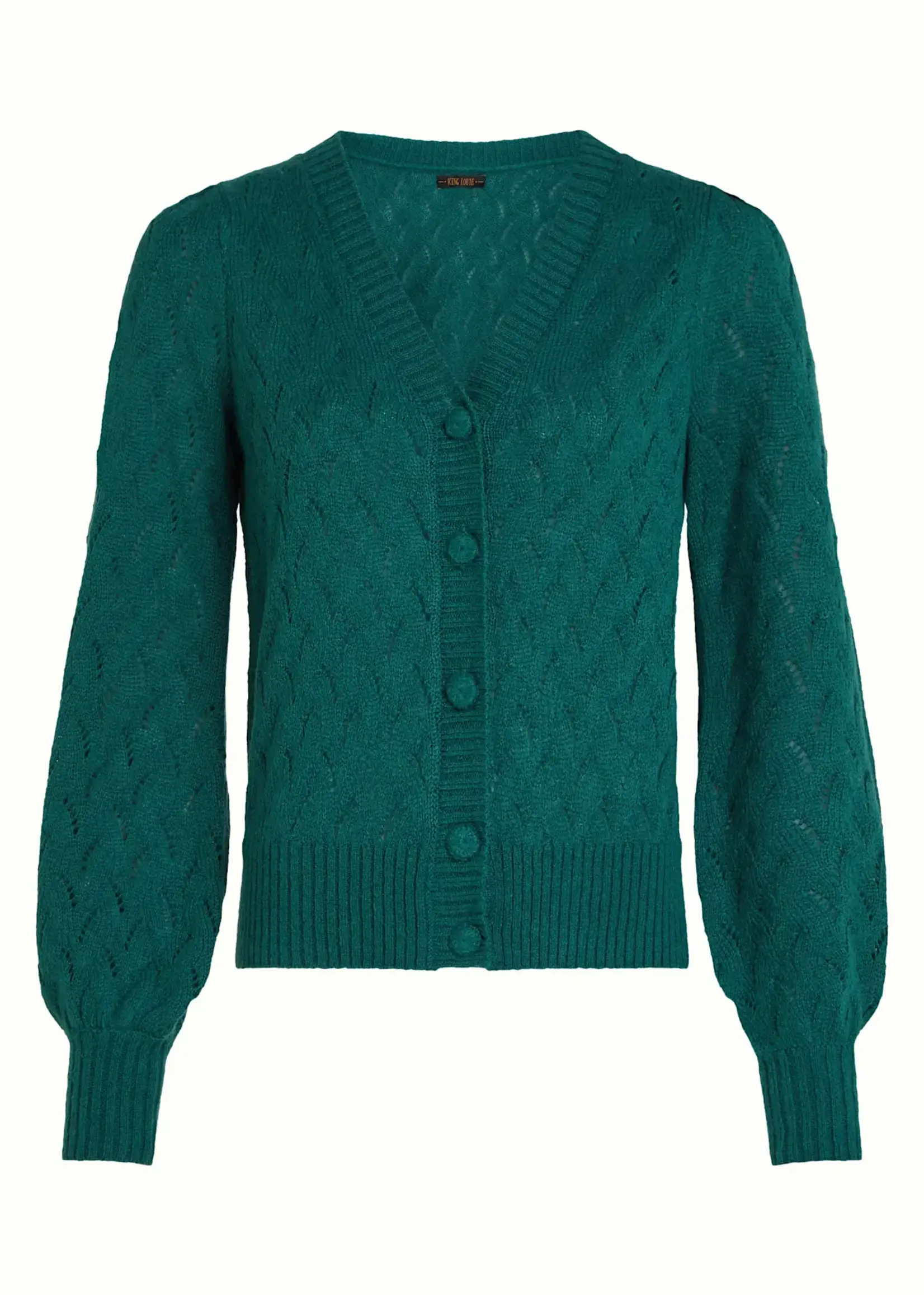 King Louie Cardi V Farfalle - Spruced Green