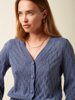 King Louie Cardi V Farfalle - Shadow Blue