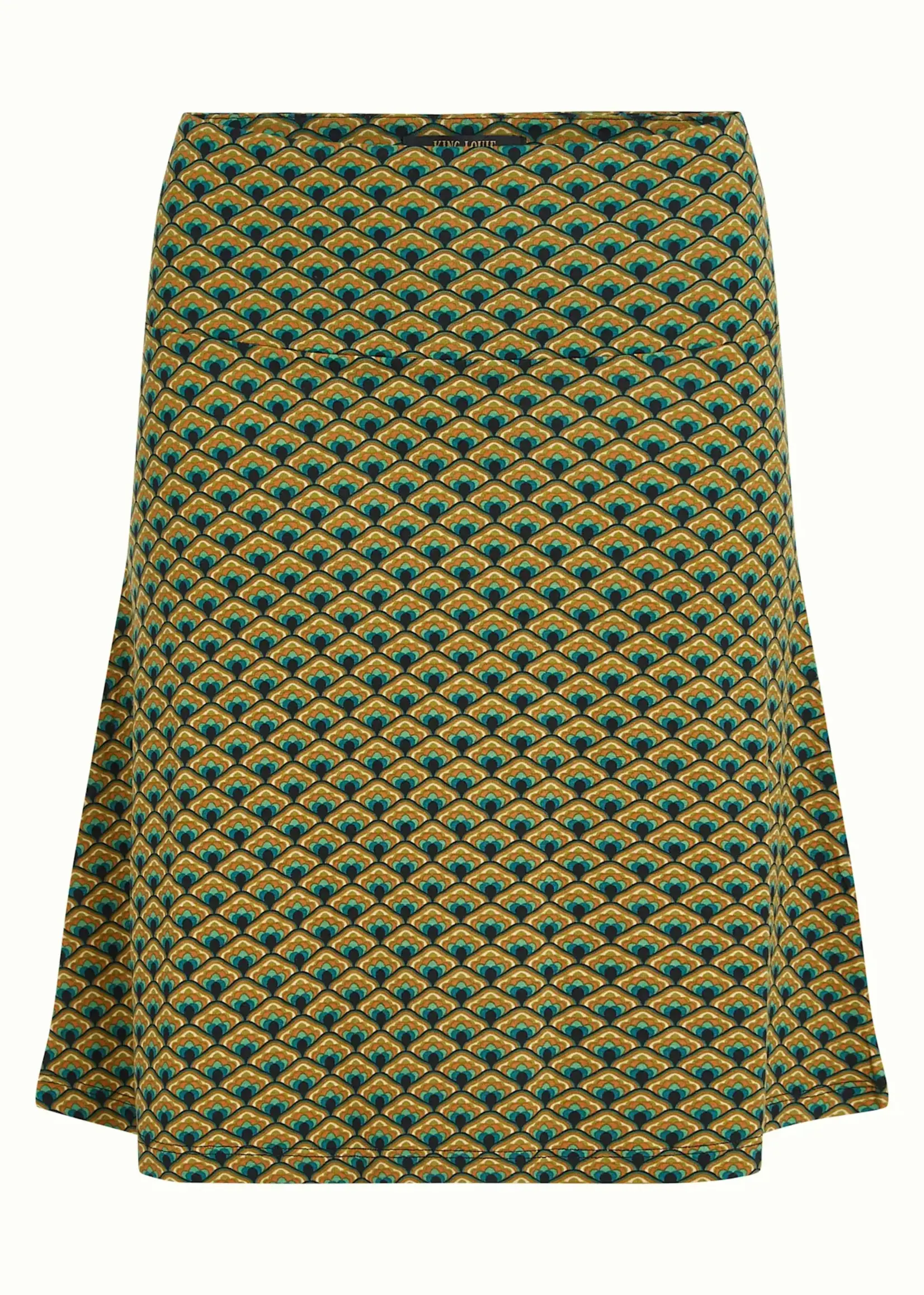 King Louie Rock - Border Skirt Frio - Spruced Green