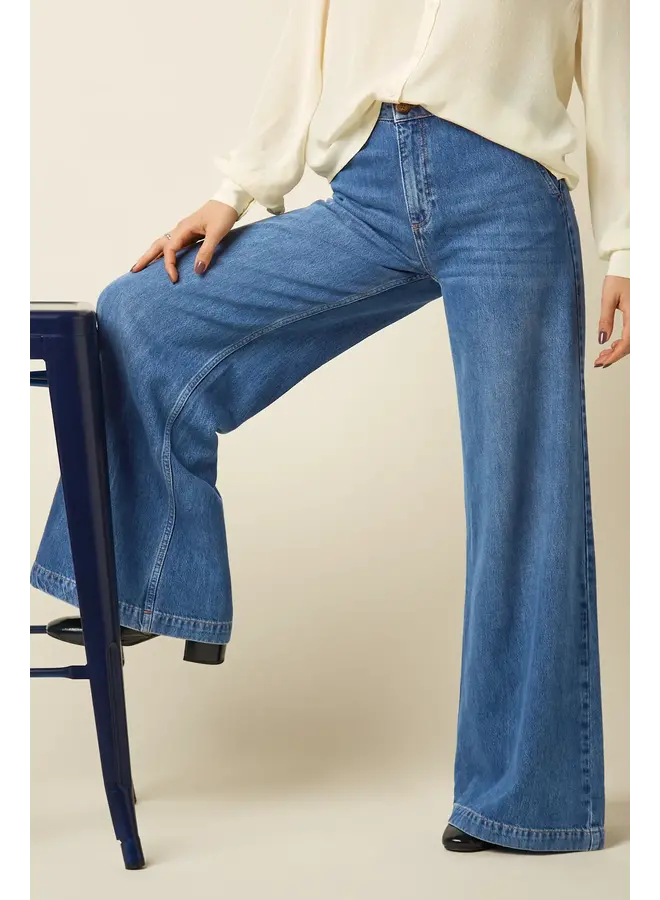 Hosen - Peppa Pants Stone Denim - Blue Tint