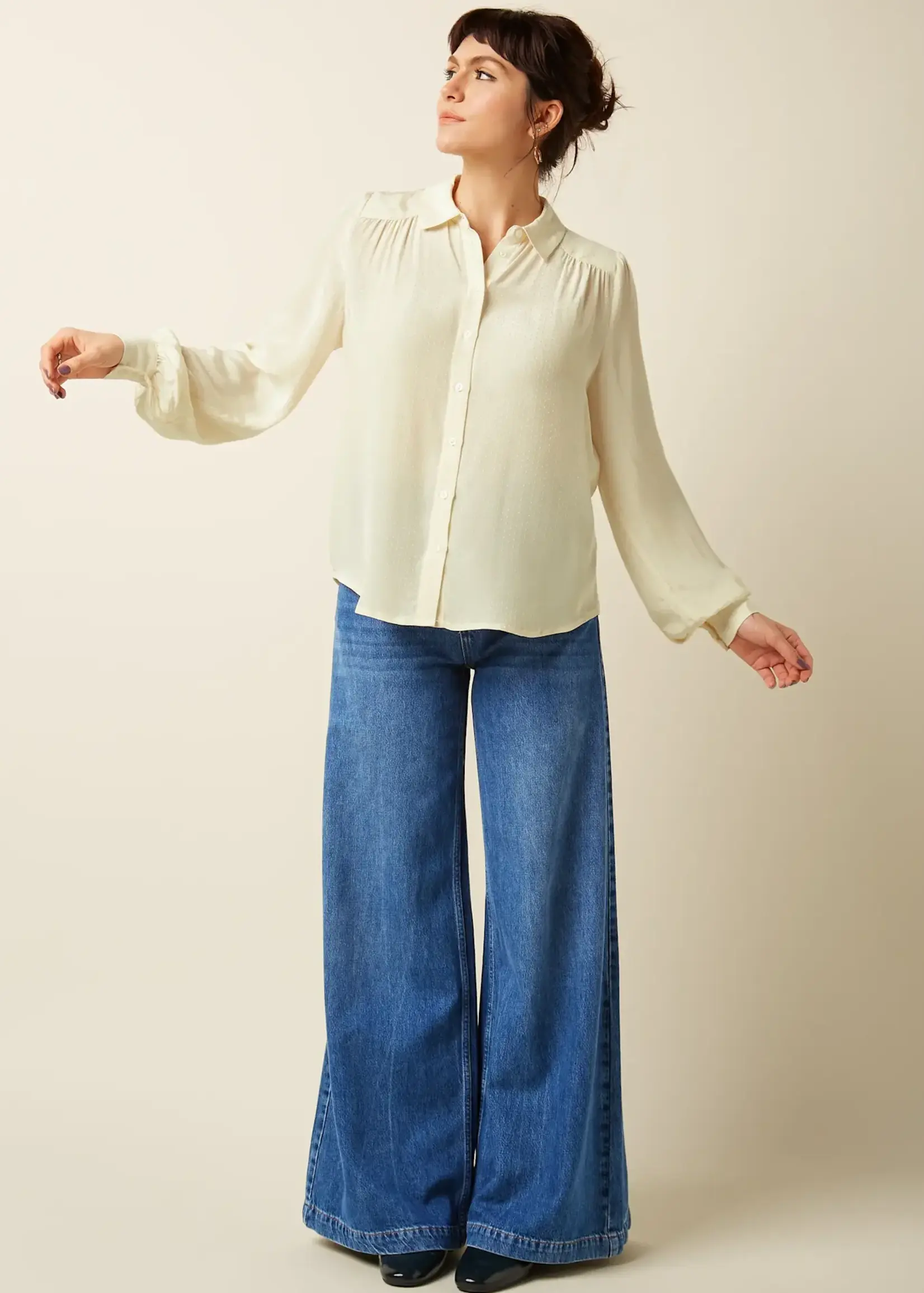 King Louie Hosen - Peppa Pants Stone Denim - Blue Tint