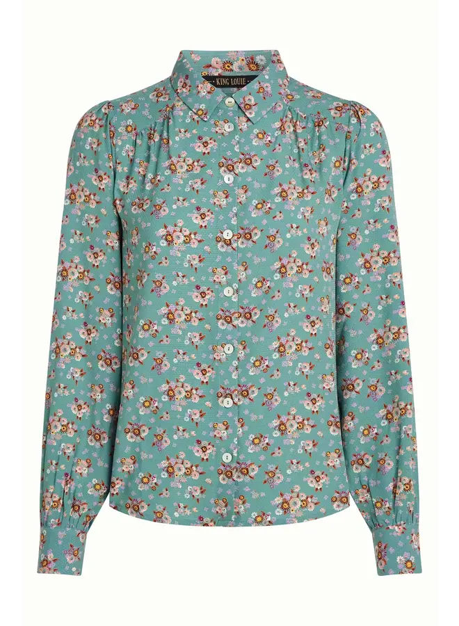 Bluse - Carina Blouse Revel - Silver Green