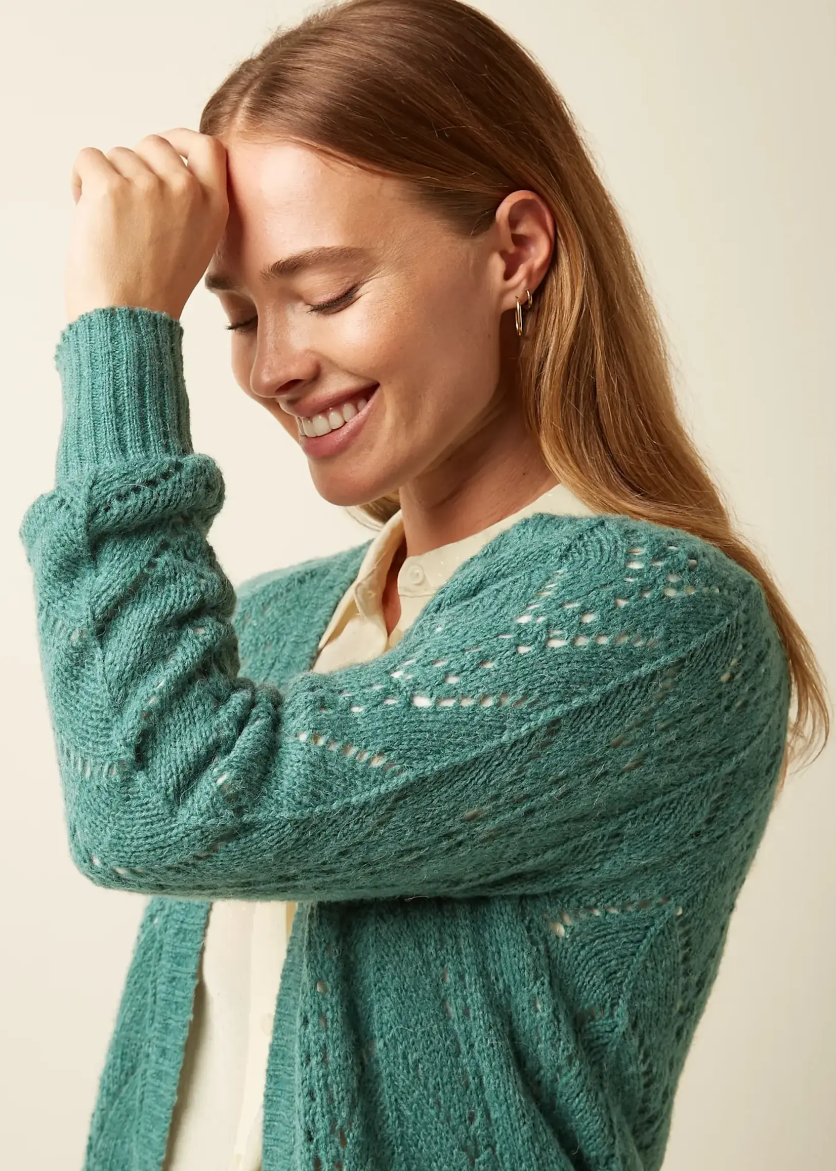 King Louie Blanca Cardi Orcia - Smoke Green