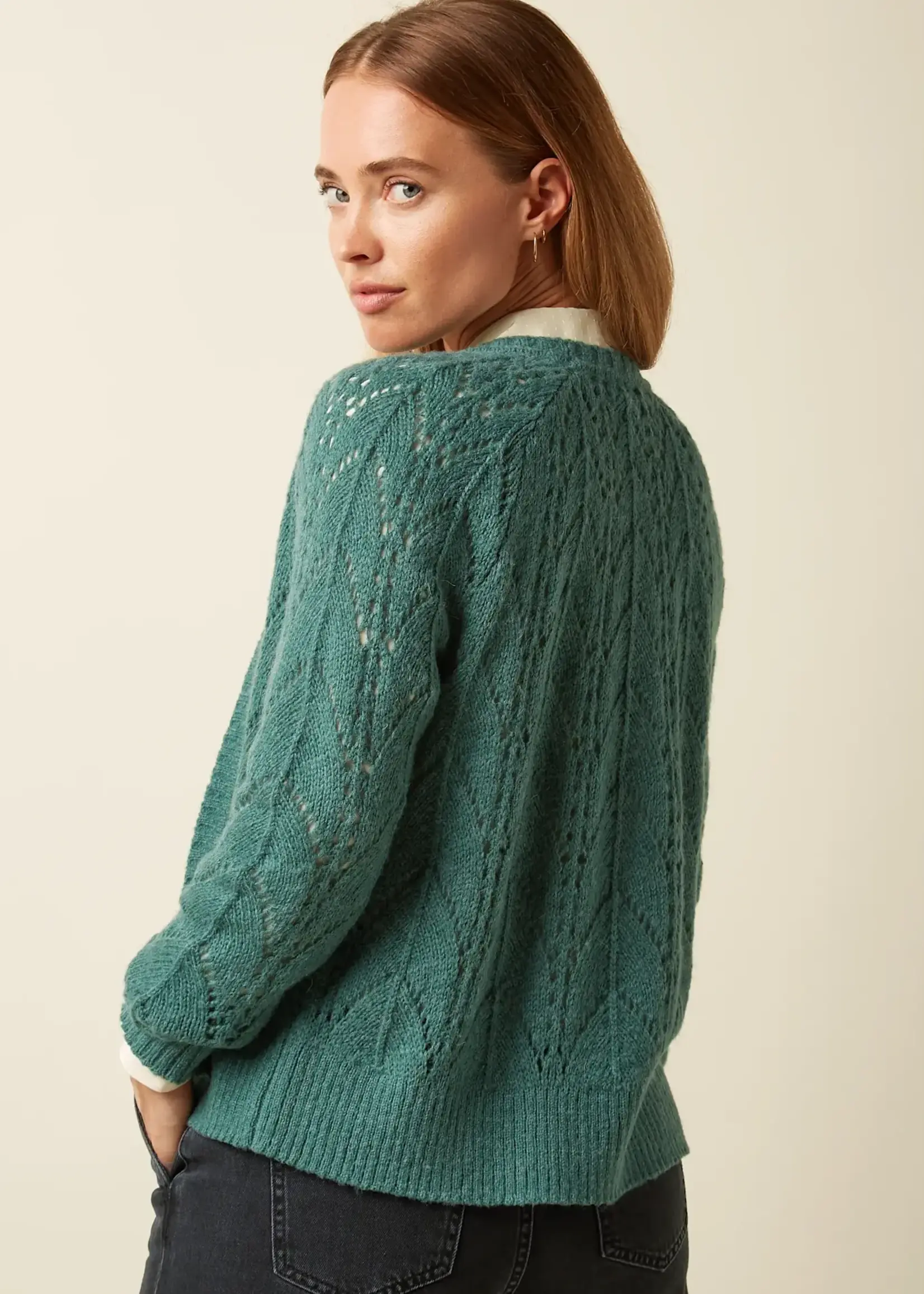 King Louie Blanca Cardi Orcia - Smoke Green