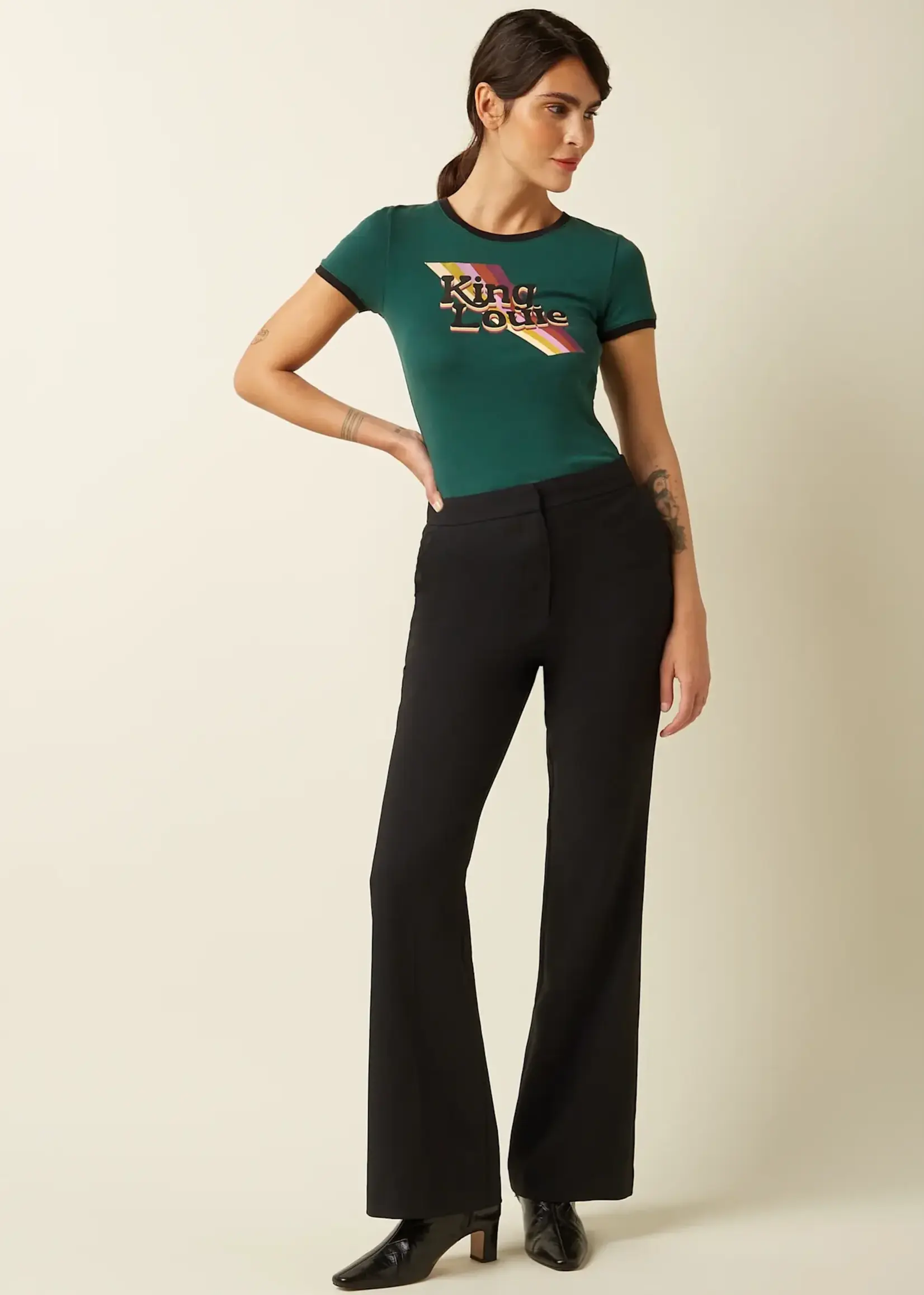 King Louie T-Shirt - Logo Tee - Botanical Green