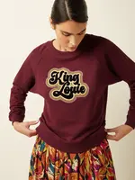 King Louie Febe Sweater Peachy - Cabernet Red