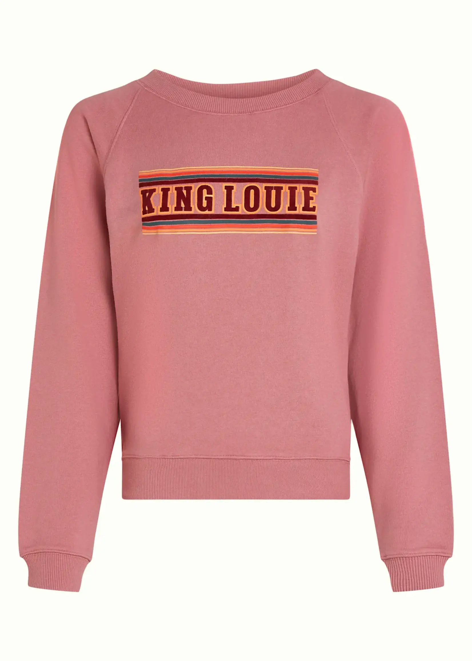 King Louie Febe Sweater Peachy - Mesa Pink