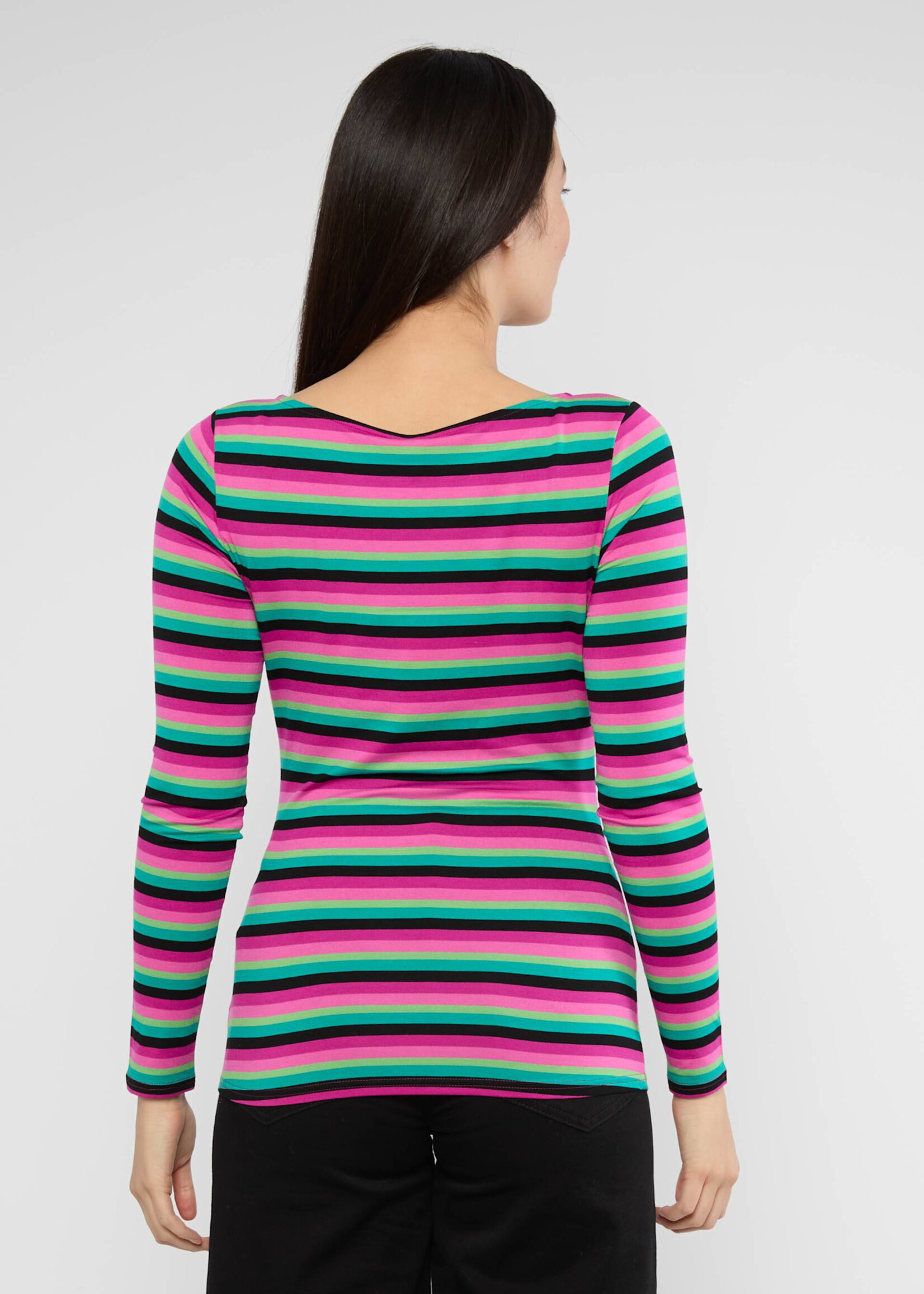 Blutsgeschwister Streifenshirt Sweet Sailorette - magical rainbow stripes