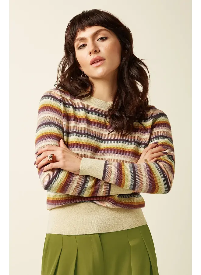 Agnes Top Mercury - Cream