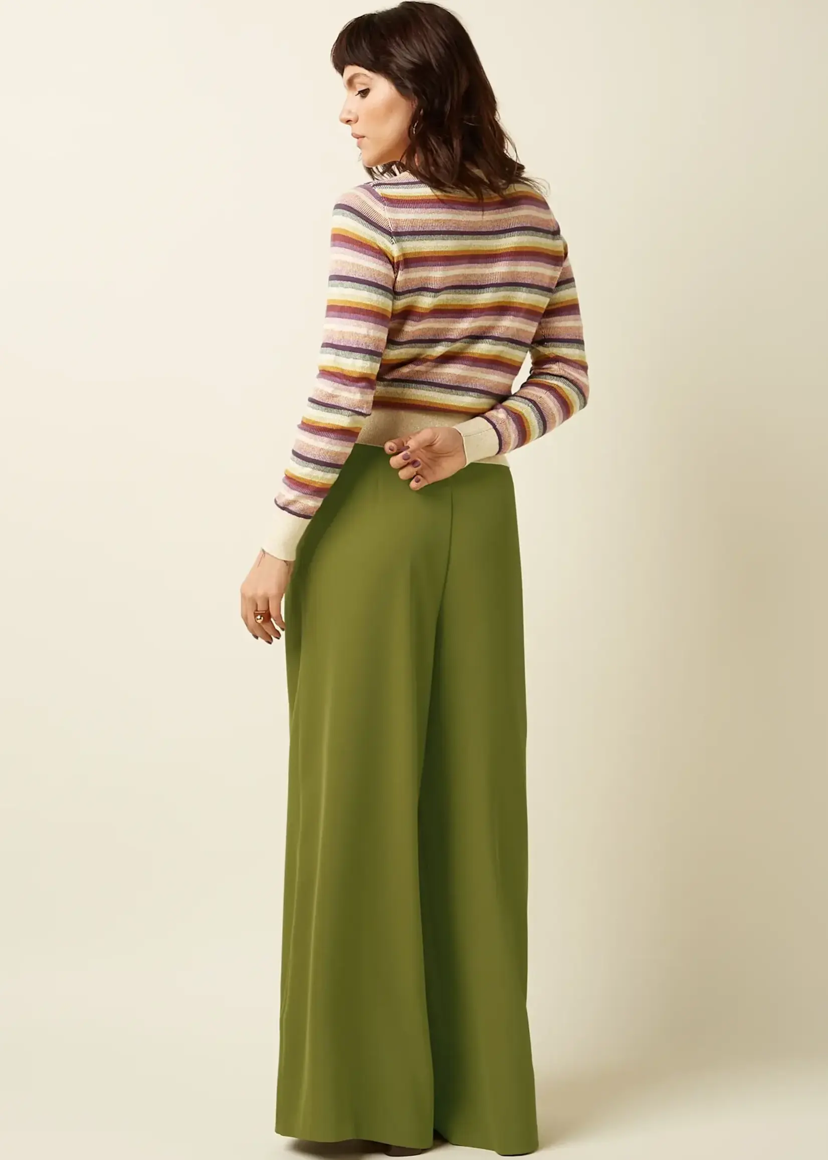 King Louie Agnes Top Mercury - Cream