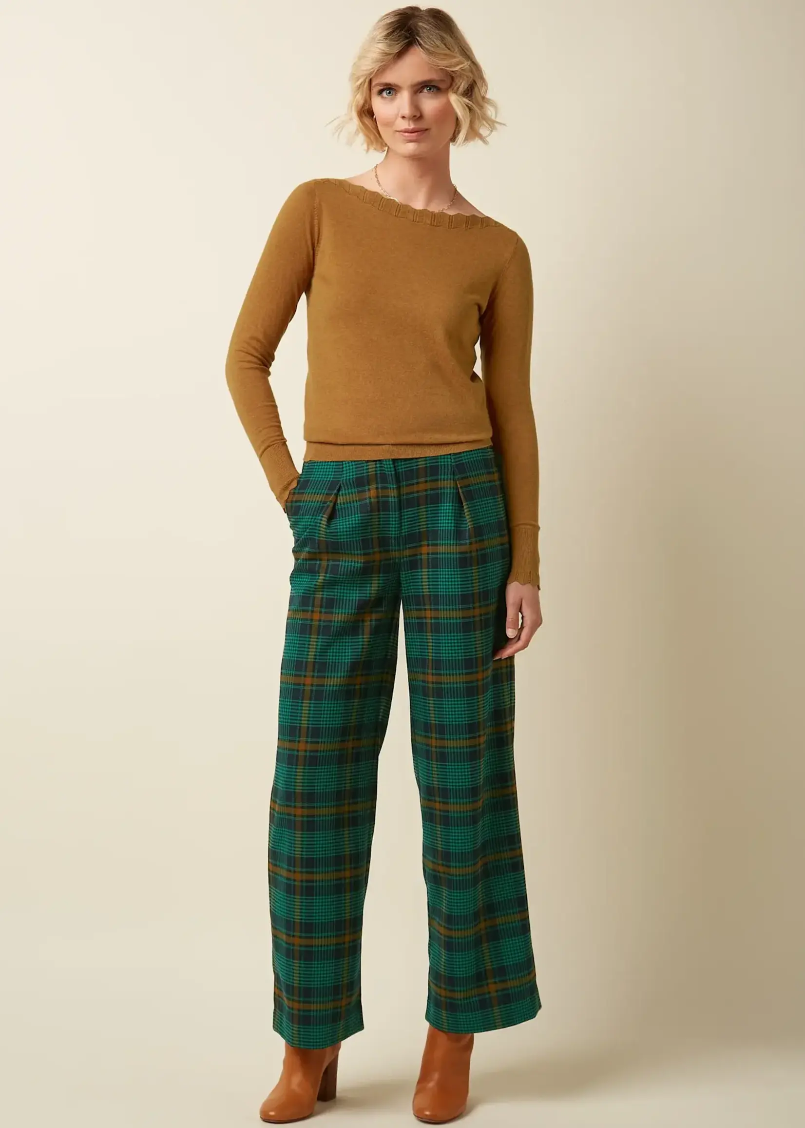 King Louie Audrey Top Cocoon - Maple Orange