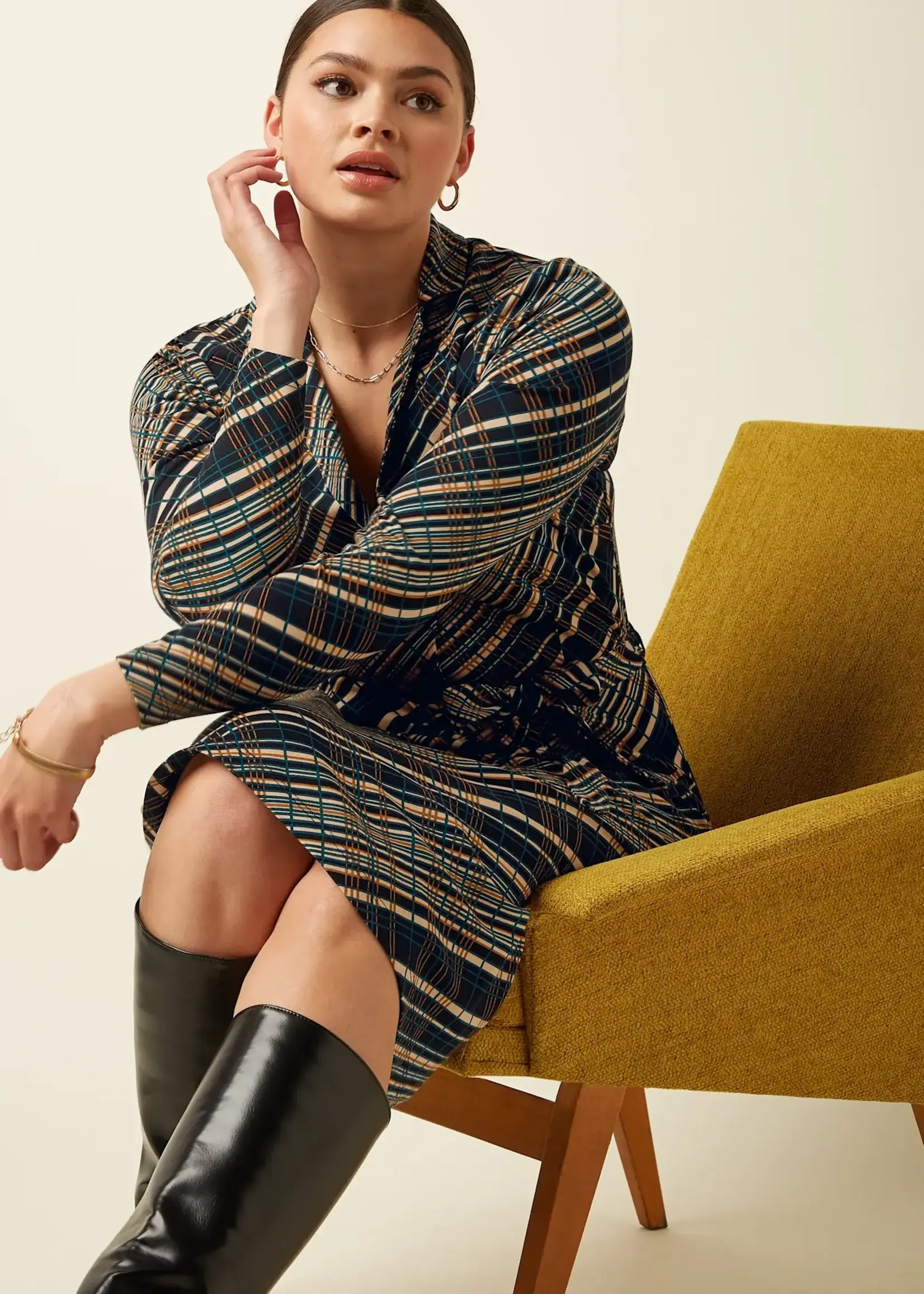 King Louie Kleid - Lola Dress Chime - Black