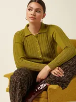 King Louie Sofie Cardi Carmi - Curry Yellow